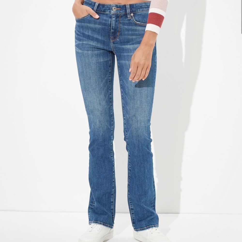 TALL American Eagle Skinny Kick bootcut Jeans
